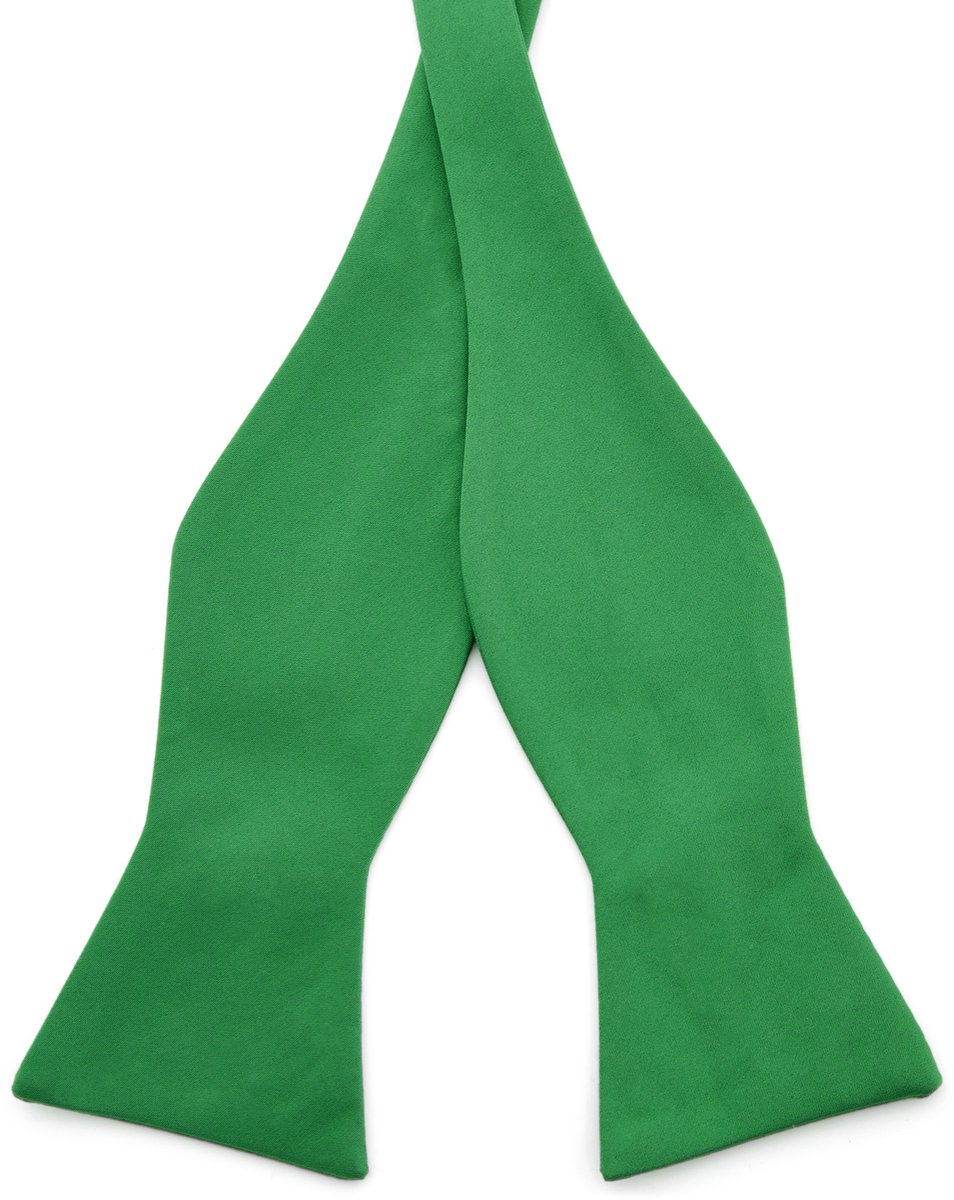 Smaragdgroene Basic Zelfbinder Vlinderdas