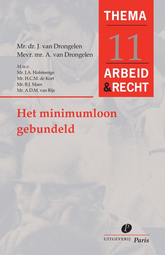 Arbeid&Recht Thema's 11 - Het minimumloon gebundeld - cover