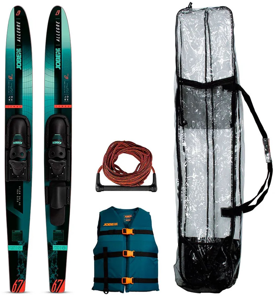 Jobe Allegre 59´´ Combo Package Waterski-set Groen