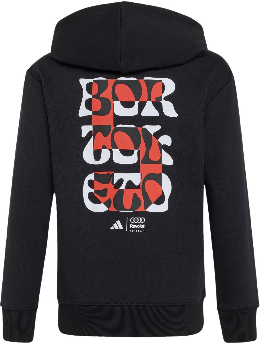 Adidas Performance Audi Revolut F1 Team Gabriel Bortoleto Graphic Ii Hoodie Kinderen Zwart