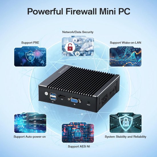 Mini PC – Mini Computer – Firewall Appliance – Micro PC – Fanless PC ...