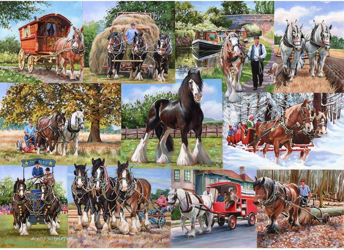 1000 Stukjes Puzzel - The Heavy Mob - Unieke Vormen en Duurzaam Materiaal