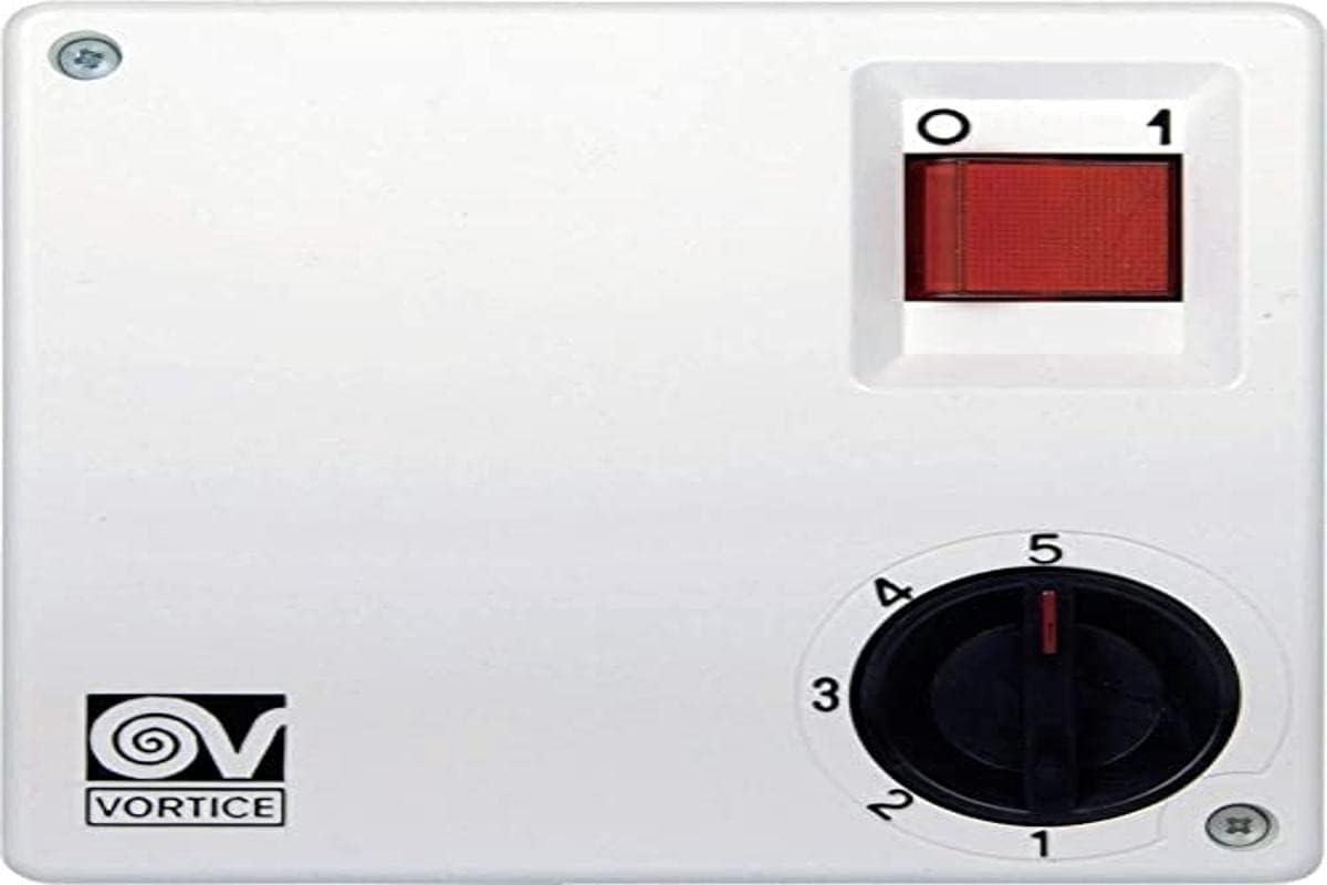 Ventilator Snelheidsregelaar 5 Kanalen - Zwart/Wit - Universele Luchtstroomregeling