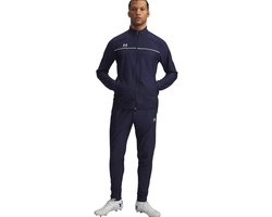 Under Armour UA M Challenger Tracksuit-BLU Heren Trainingspak - Midnight Navy - Wit