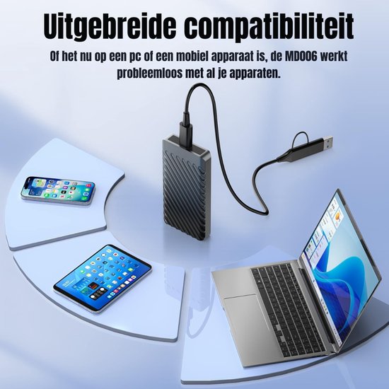 SCH® SSD Externe Harde Schijven - SSD Externe Harde Schijf - Zwart - ‎8cm x 3cm x 2cm van sch — afbeelding 3