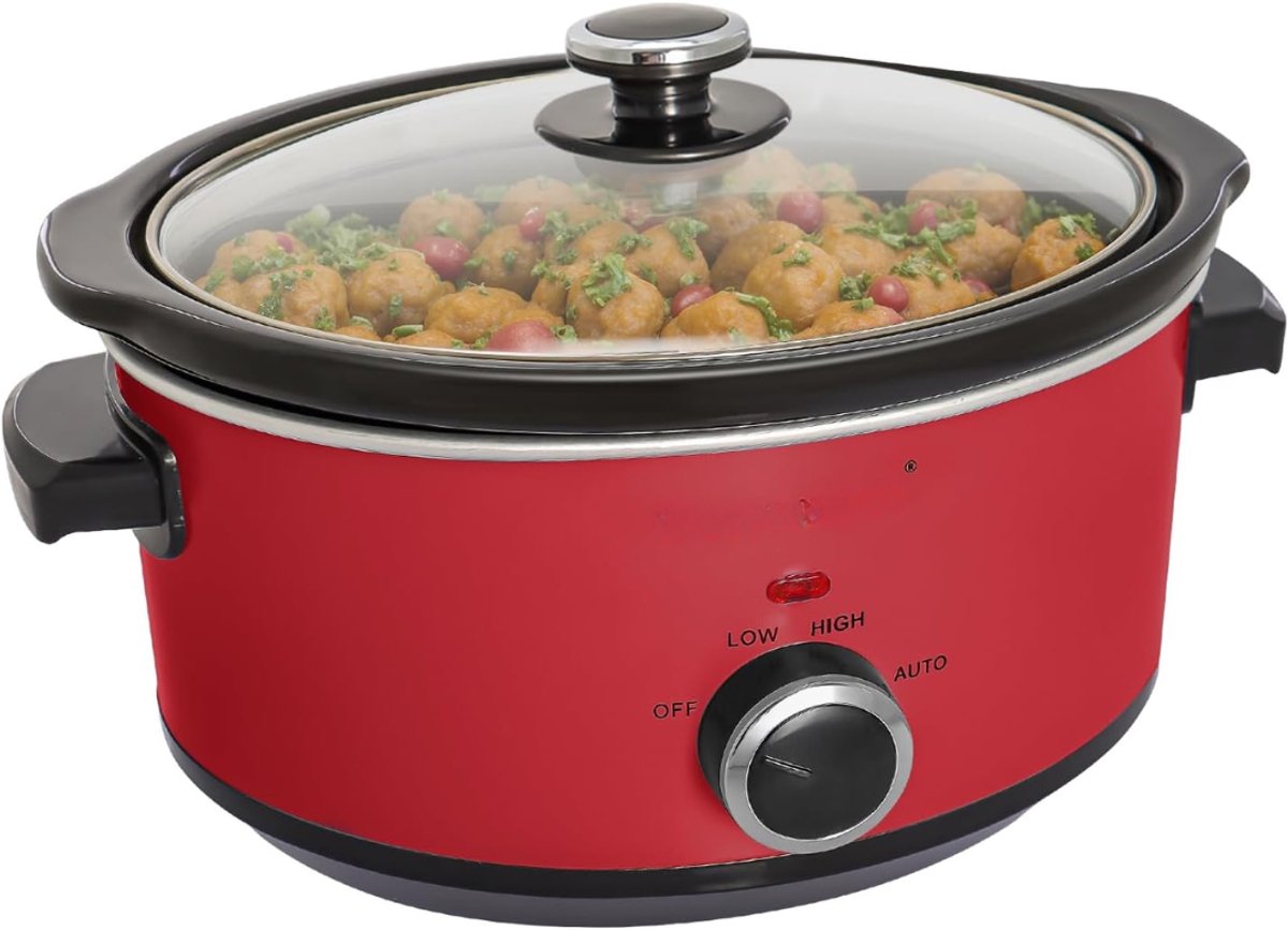 Core® Slowcooker met Timer 24cm - Rood - Core® - €99,95