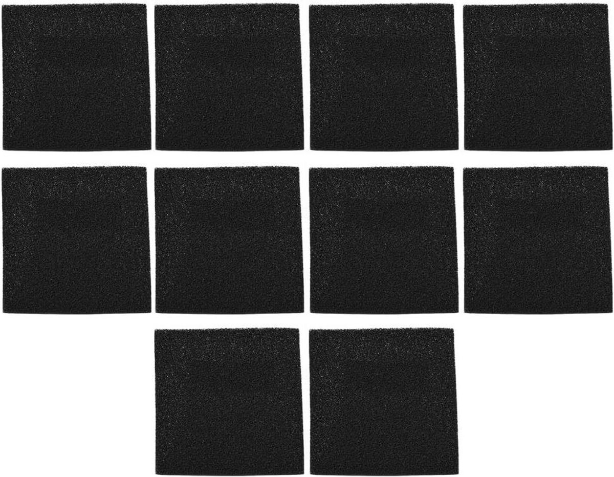 Koolstoffilters 10 stuks 13x13 cm voor Solderen en Dampafzuiger - Universeel Gebruik.