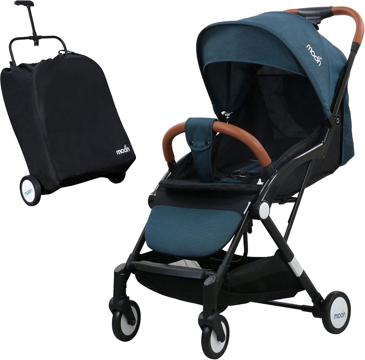 Ultra-Compacte Ritzi Kinderwagen Buggy - Automatisch Inklapbaar - Ideaal voor Reizen - Donker Blauw