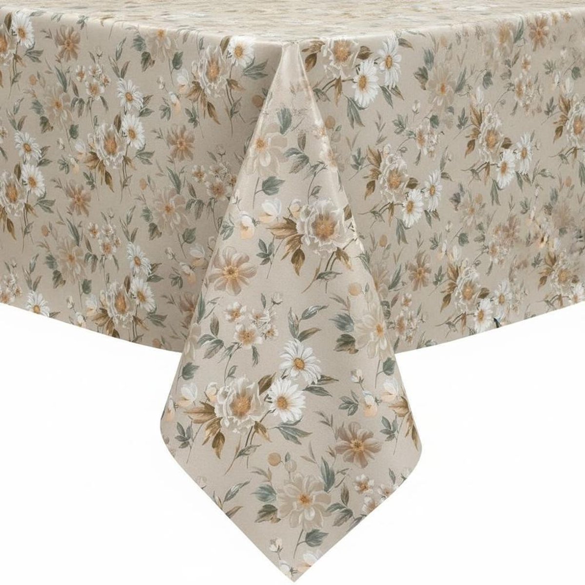Protecttable - Tafelzeil Margo Beige 140x280cm - Tafelkleed Afwasbaar - Kunststof
