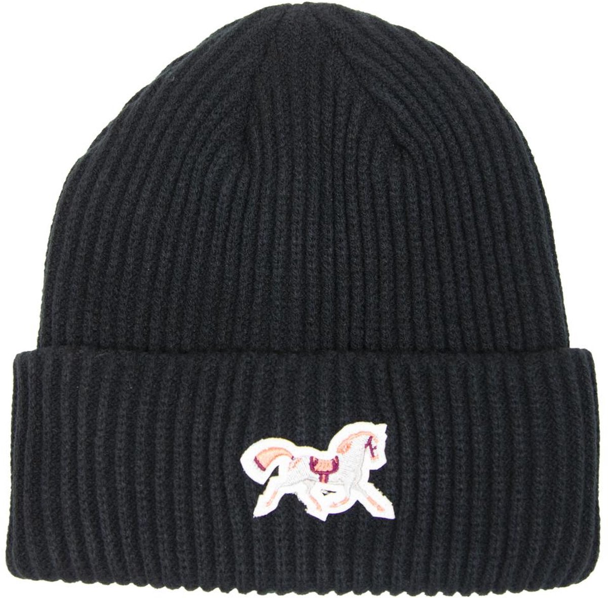 Kentucky Horsewear - Muts zwart paard roze