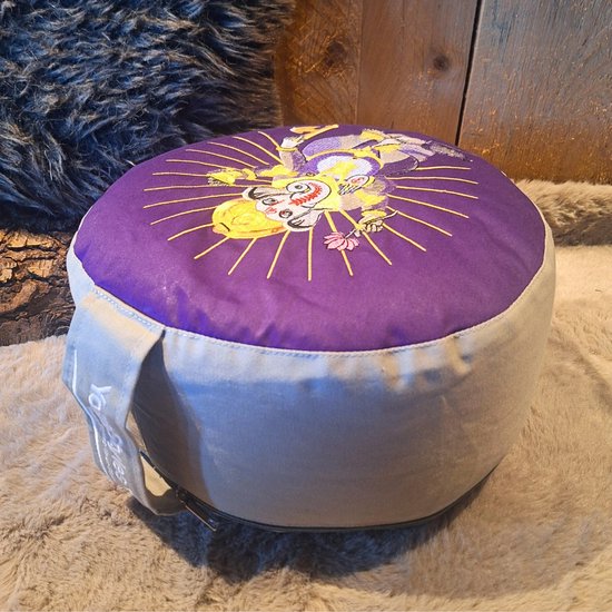 YogaStyles Meditatiekussen Symbolic Ganesha Paars van YogaStyles — afbeelding 2