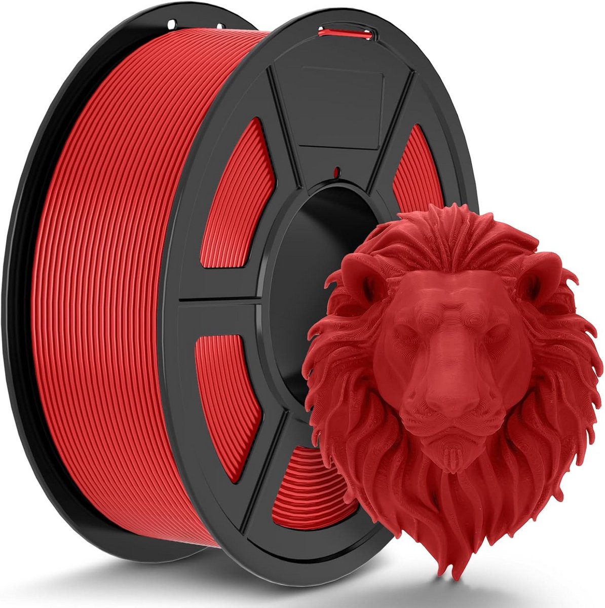 PLA 3D Printer Filament 1.75 mm Rood 1 kg Hoge Precisie voor FDM Printers