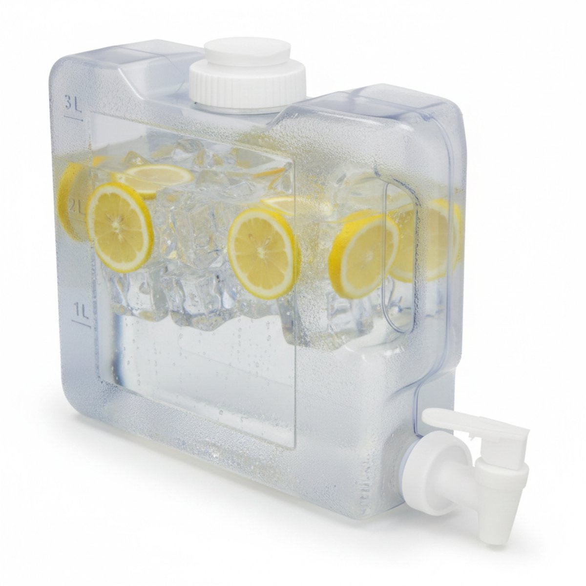 Gerimport Drank / Water dispenser tap - 4 Liter - kunststof - 37 x 12 x 16 - koelkast drankdispenser