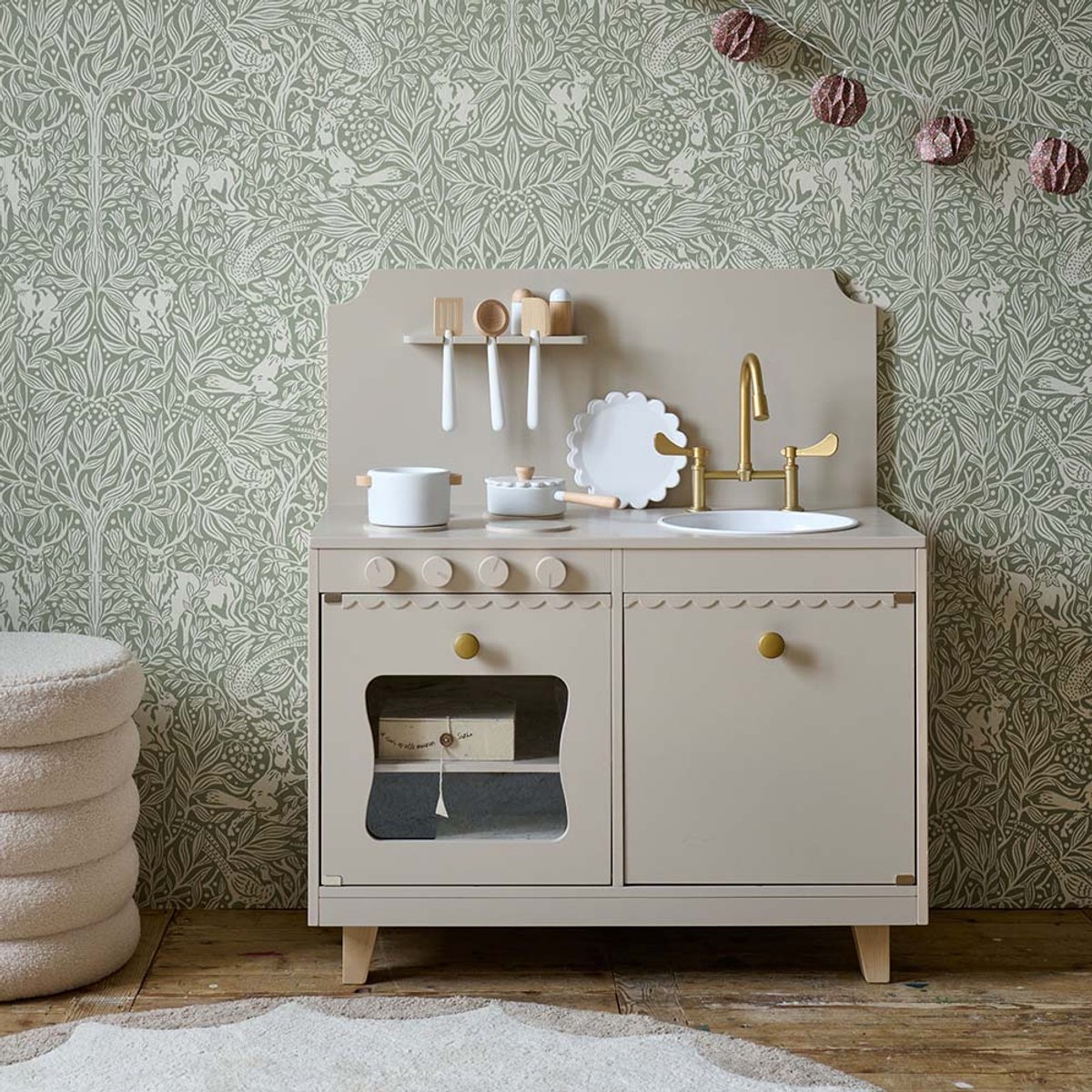 Petite Amélie Speelkeuken Sorbier - Kinderkeuken incl. 13-delige keukenset - H 82 cm — afbeelding 9