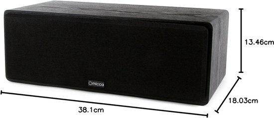Center Channel Speaker voor Thuisbioscoop - Passieve 2-Weg Luidspreker - Compact en Budgetvriendelijk — afbeelding 4