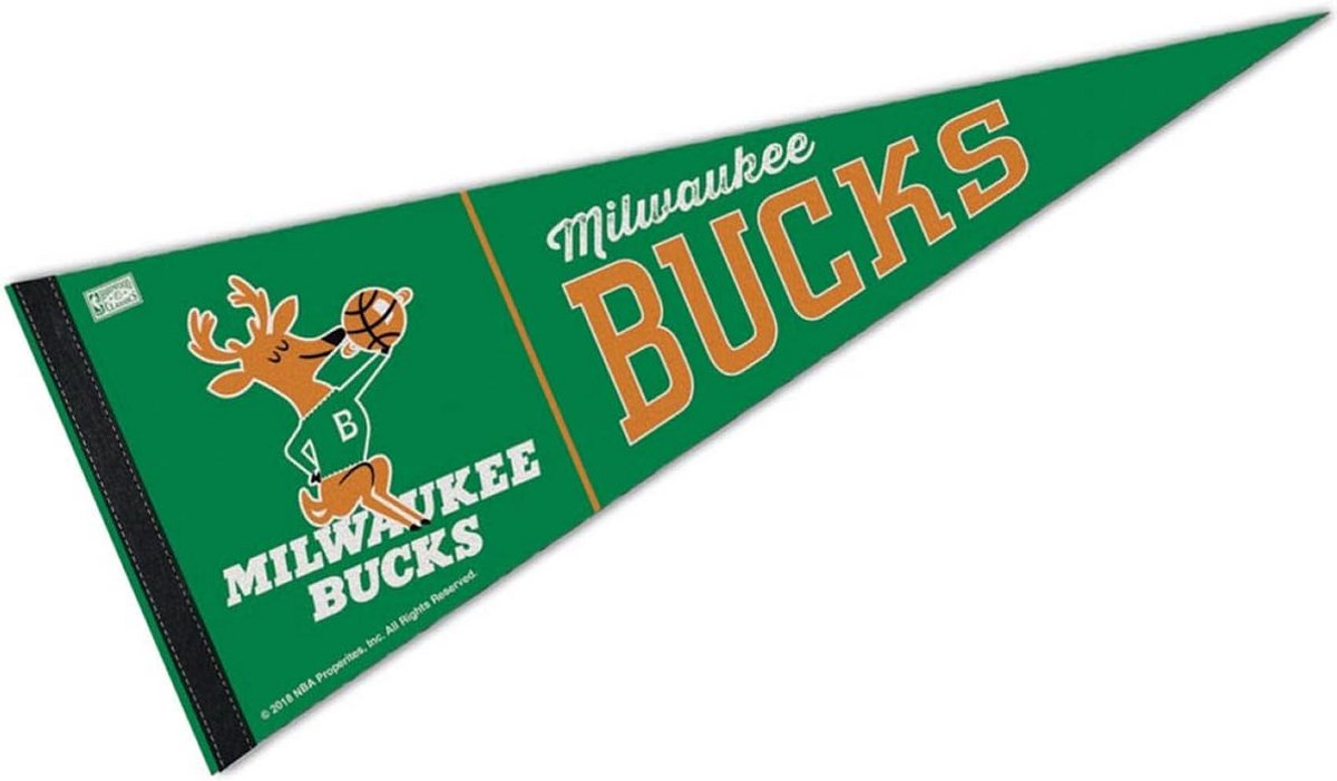Milwaukee Bucks Wimpel Premium Duim - Officiële Sport Merchandise