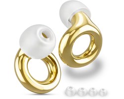 Nova Venture LunarPlugs – Loop Earplugs Style – 33dB Noise Reduction Earplugs – The Quiet Experience – Comfortabele Oordoppen – Goud