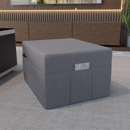 3-delige Opvouwbare Gastenmatras voor Kamperen en Logeren 80x195 cm — afbeelding 2