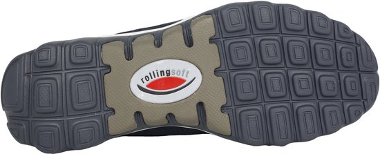 Gabor Rollingsoft Sensitive 06.966.46 - Baskets de Marche à Roulettes pour Femme - Bleu - Taille 37,5 (EU) 4,5 (UK)