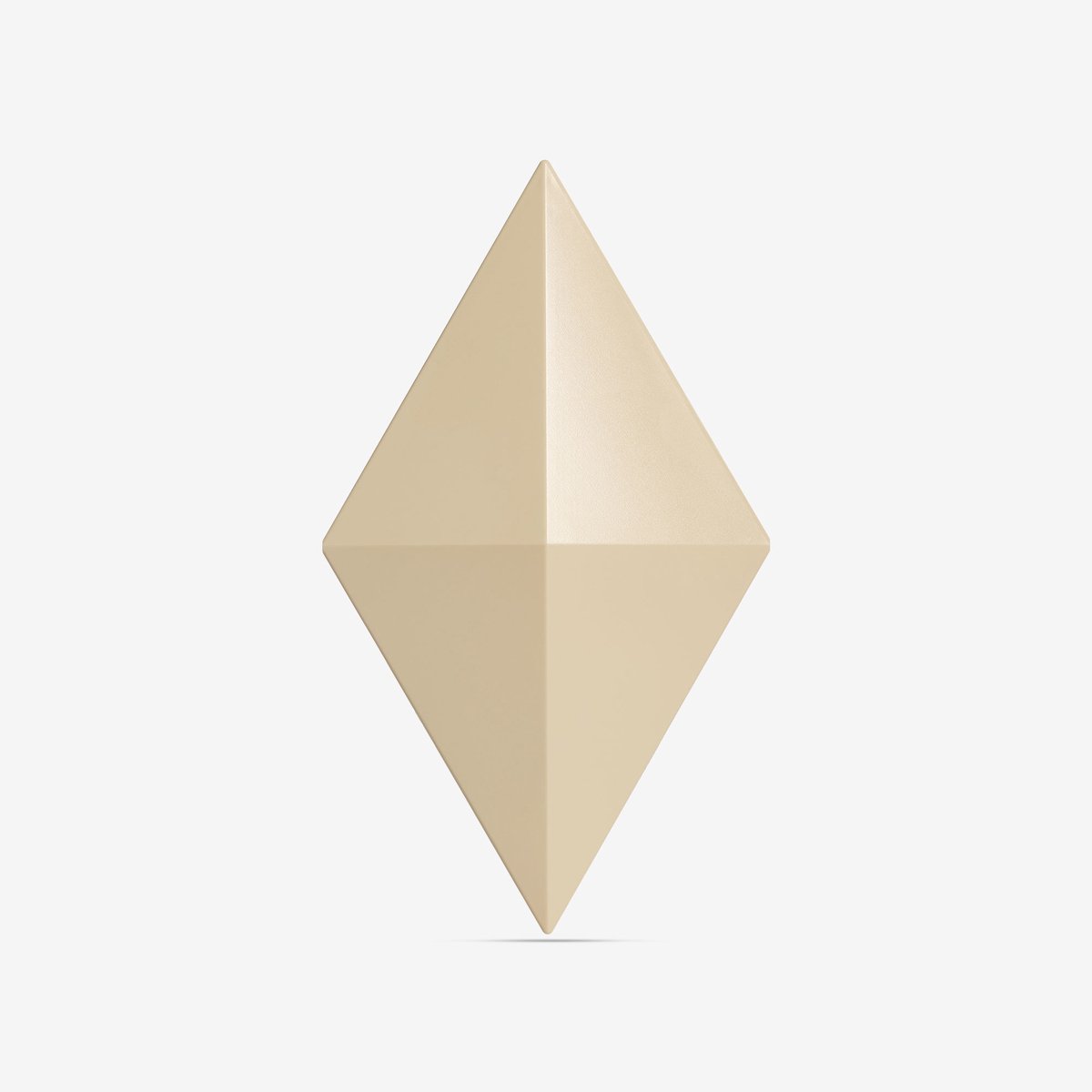 Facet scheidingswand – Beige
