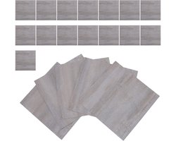 20 Stuks Zelfklevende Vloertegels Marmerlook 30x30 cm - Slijtvast PVC Waterdicht voor Badkamer, Keuken & Woonkamer | Luxe Marmerdesign met Sterke Zelfklevende Laag (81102-4)