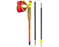 Leki | Ultratrail FX.One SL | Trailrunning Poles | Carbon | Neon Pink / Pastello Arange / Neon Yellow | 115 -