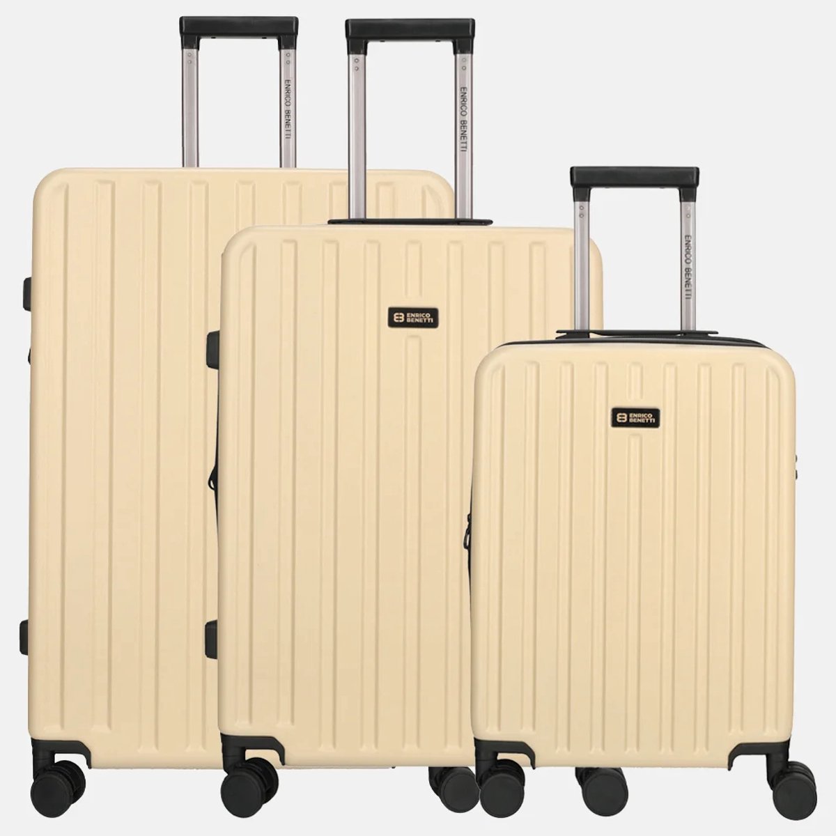 Enrico Benetti Portland kofferset 3-delig beige