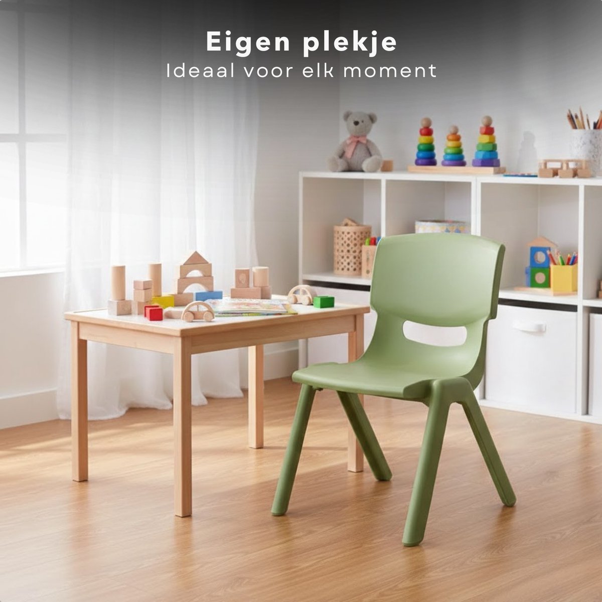 Cheqo Kinderstoeltje - Kinderstoel - Kinderstoel Groen thumbnail 2