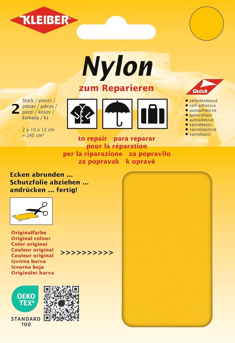 Waterdichte Nylon Patches voor Reparatie van Tenten en Jassen - Zelfklevend