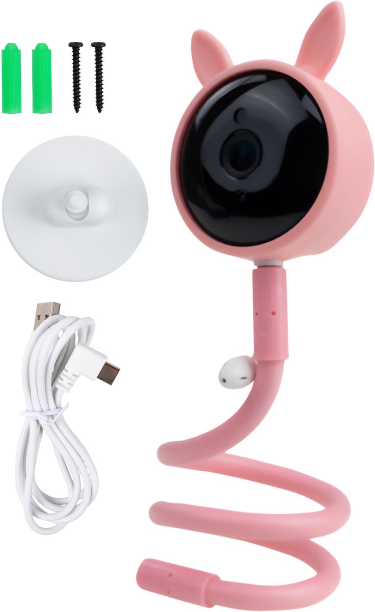 Mary's Babyfoon Konijn met Camera en Bewegingsdetectie - afbeelding 2