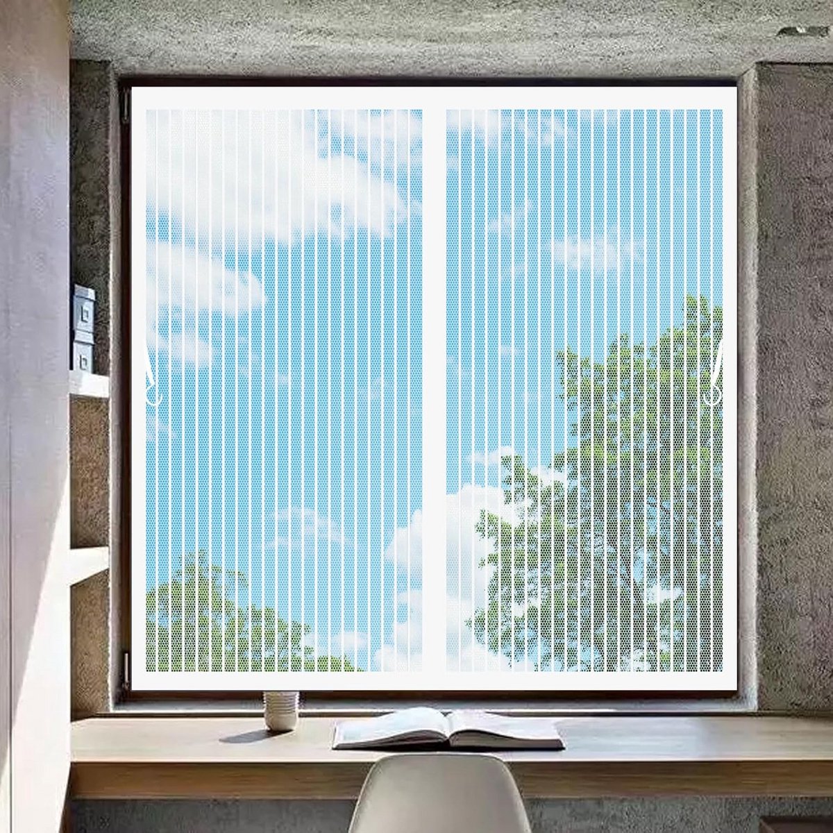 Magnetisch Hor voor Openslaande Deur 134x105cm Automatisch Sluitend zonder Boren