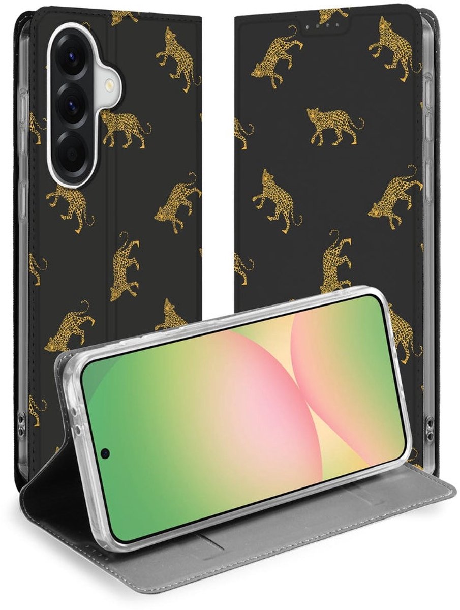 Book Wallet Case Samsung Galaxy A57 Leopards
