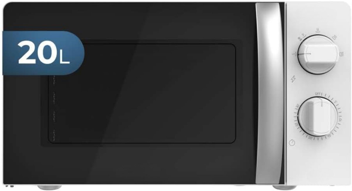SNJY® Magnetron Vrijstaand - Microgolf - Microwave - 20L Capaciteit - 700W - Wit