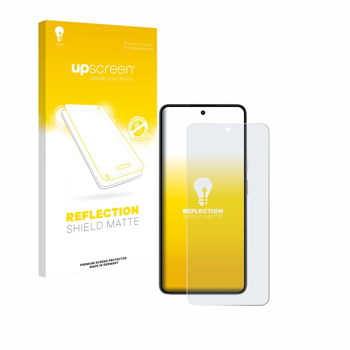 upscreen - Screenprotector voor realme P3 5G - Folie Beschermfolie anti glare matte
