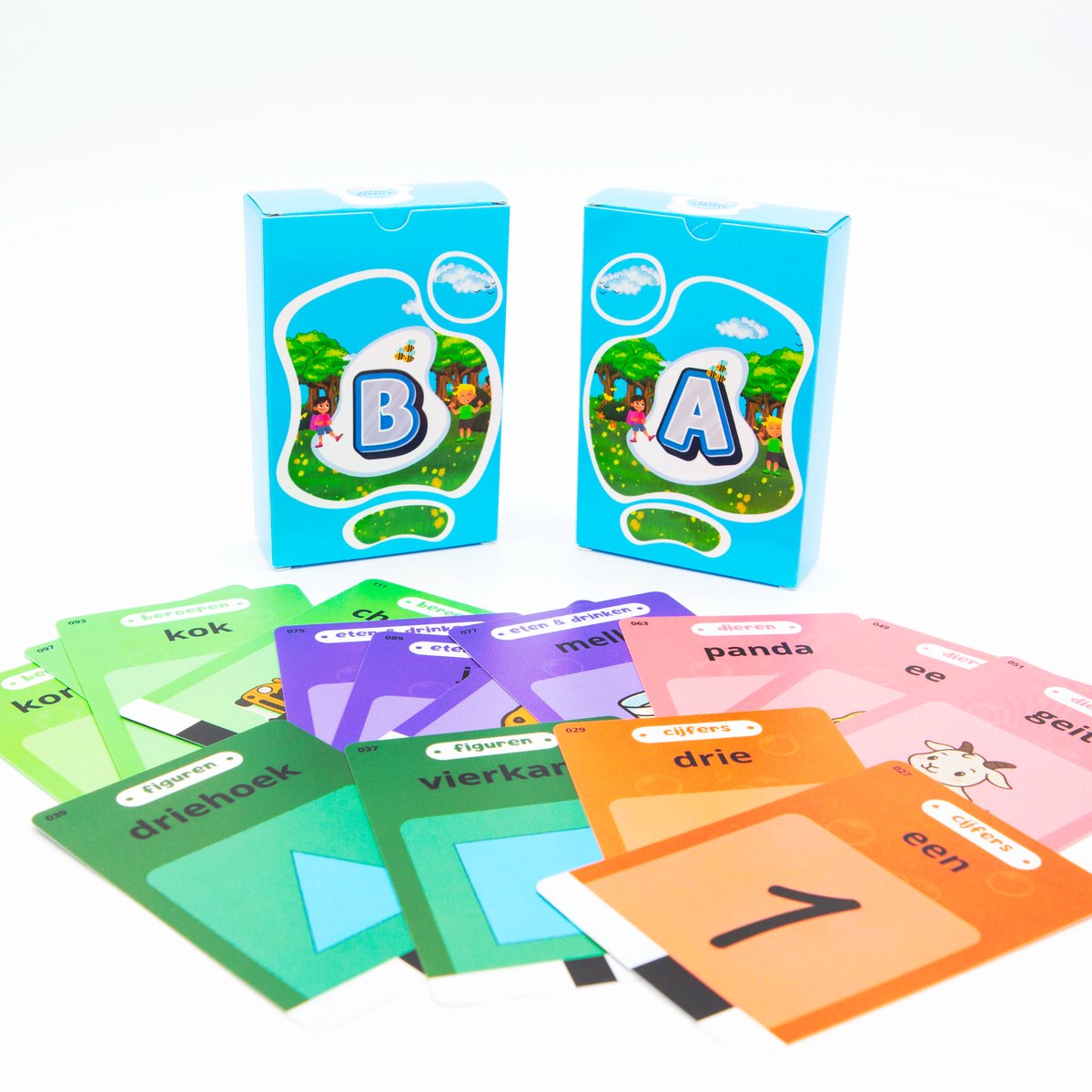Beebie Babbels - De Taalbuddies Bundel Deal - 1x Blauwe Variant & 1x Roze variant - Educatief Speelgoed - Leer Nederlands - Montessori Speelgoed - Taalontwikkeling - Cognitieve Vaardigheden - Pratende Flitskaarten — afbeelding 2