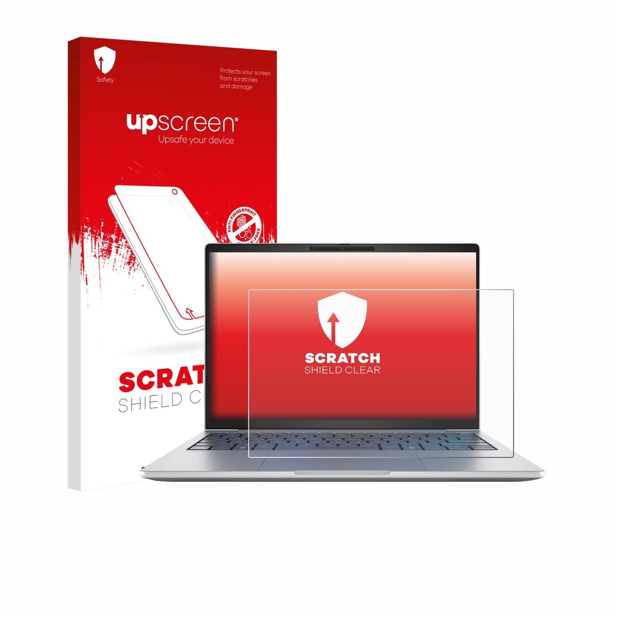 upscreen - Screenprotector voor HP EliteBook 8 G1i 13" - Folie Beschermfolie transparant