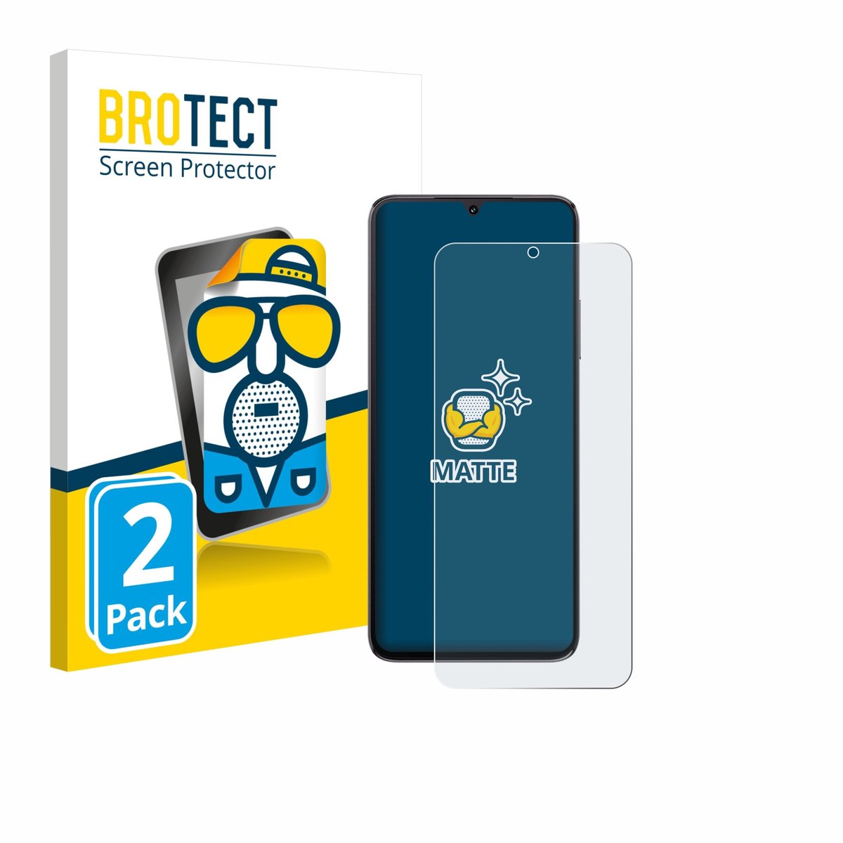 BROTECT - Screenprotector voor Cubot A40 - Folie Beschermfolie matte 2 Stuks