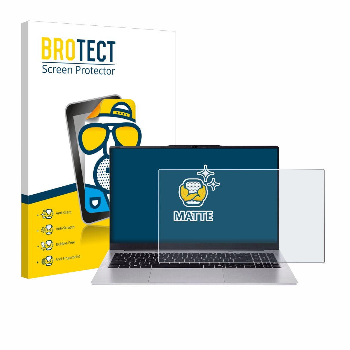 BROTECT - Screenprotector voor Acer Aspire Lite 15 AL15-45 - Folie Beschermfolie matte