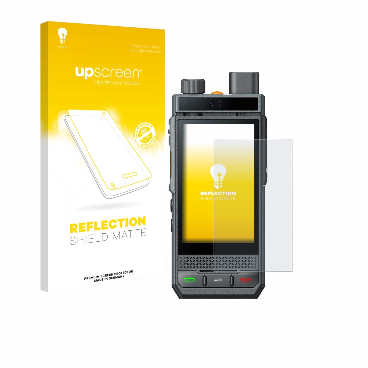 upscreen - Screenprotector voor Hytera P60 - Folie Beschermfolie anti glare matte