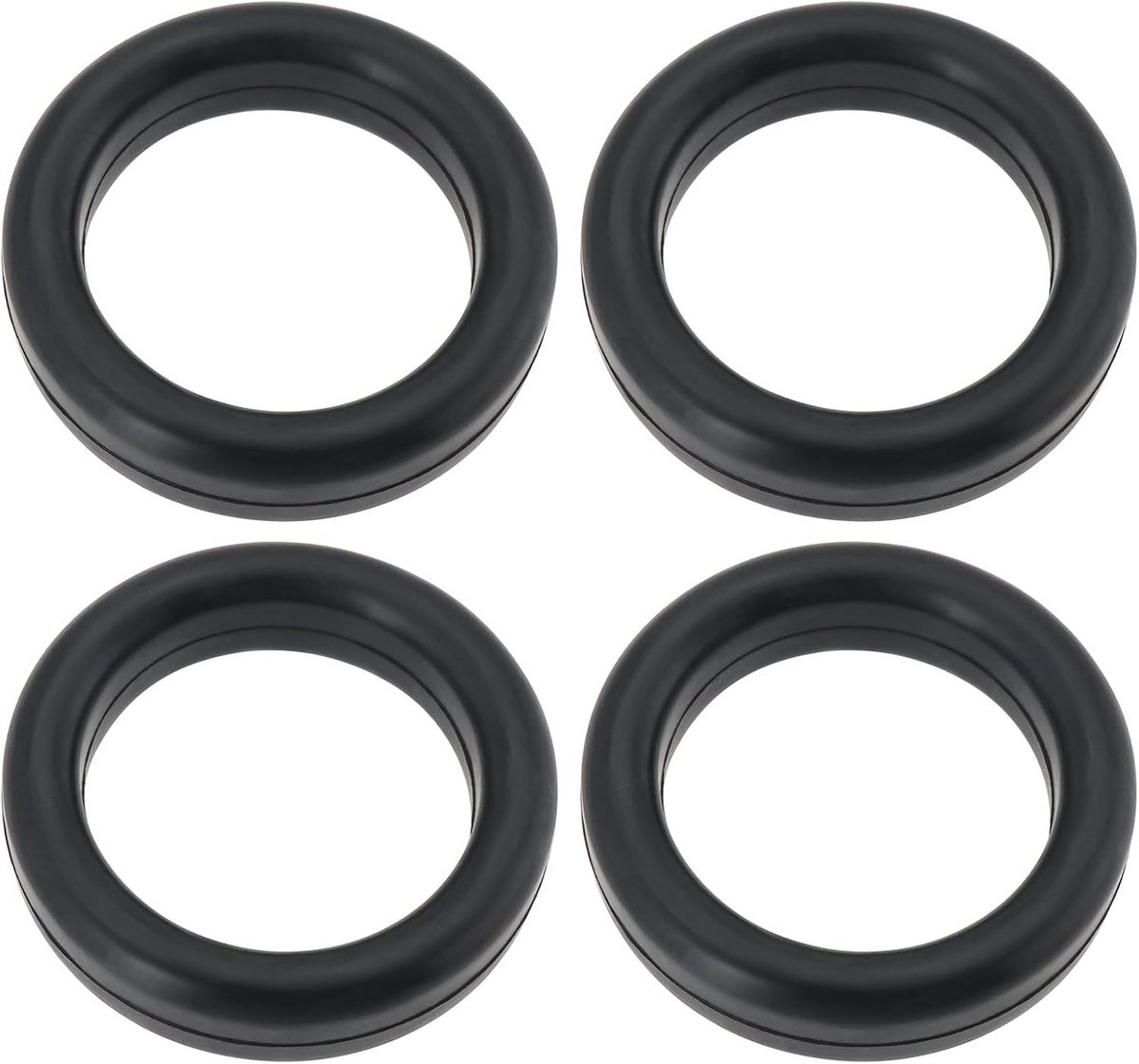 4x Uitlaat Ophangrubbers 50mm Binnenmaat Rubber EPDM voor Uitlaatsysteem