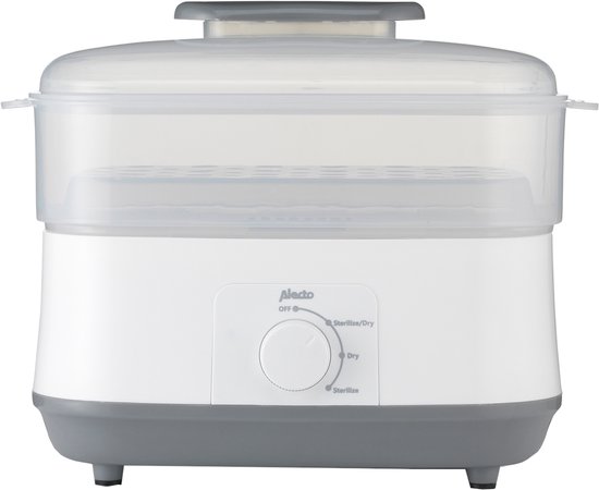 Alecto BF55 - Elektrische Stoomsterilisator met Droogfunctie - Wit