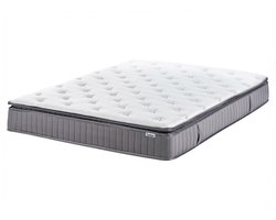 BELIANI PLEASANT - Pocketveringmatras medium - Wit - 160x200 cm - Traagschuim