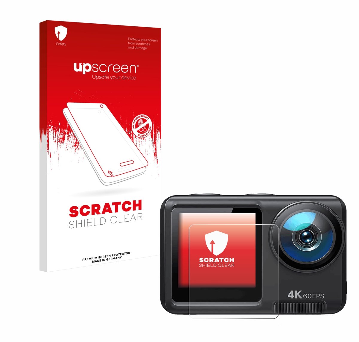upscreen - Screenprotector voor Wolfang GA420 - Folie Beschermfolie transparant