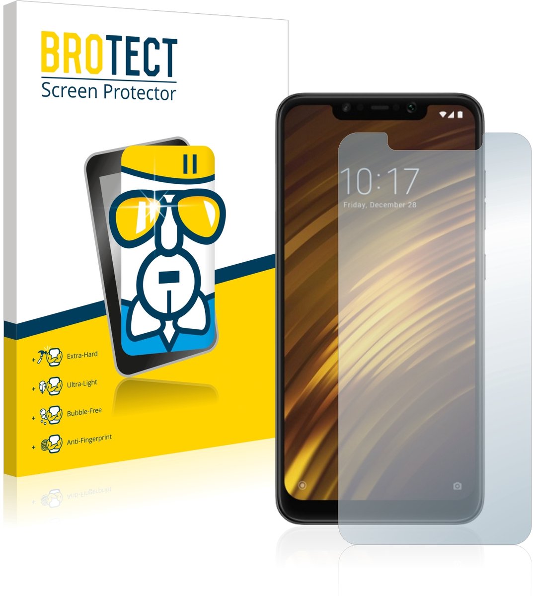 Screenprotector voor Xiaomi Pocophone F1 Beschermglas transparant