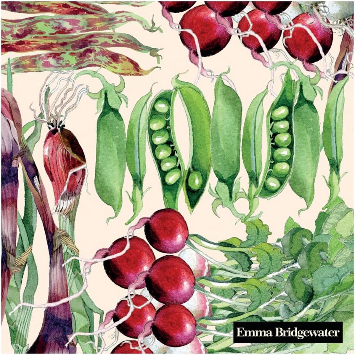 Set van 20 Plantaardige Tuin Lunchservetten – Feestelijk Papieren Wegwerpservetten
