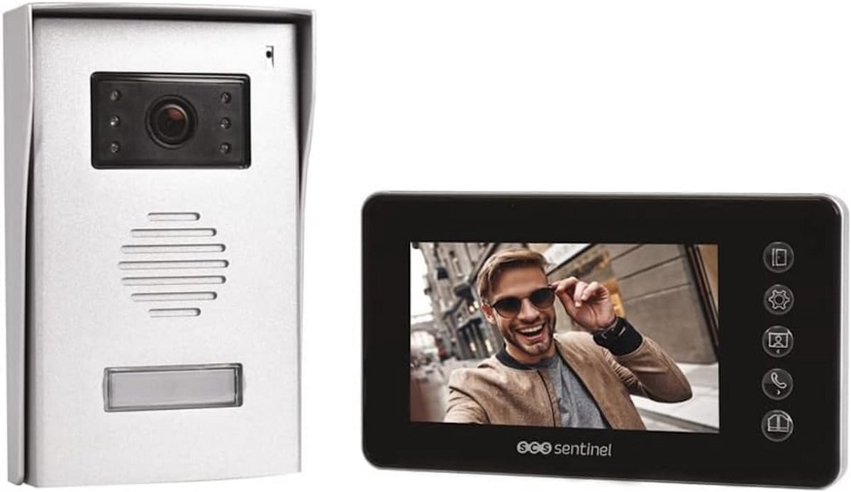Bedrade Videofoon met 4.3 inch Scherm voor Deuropening