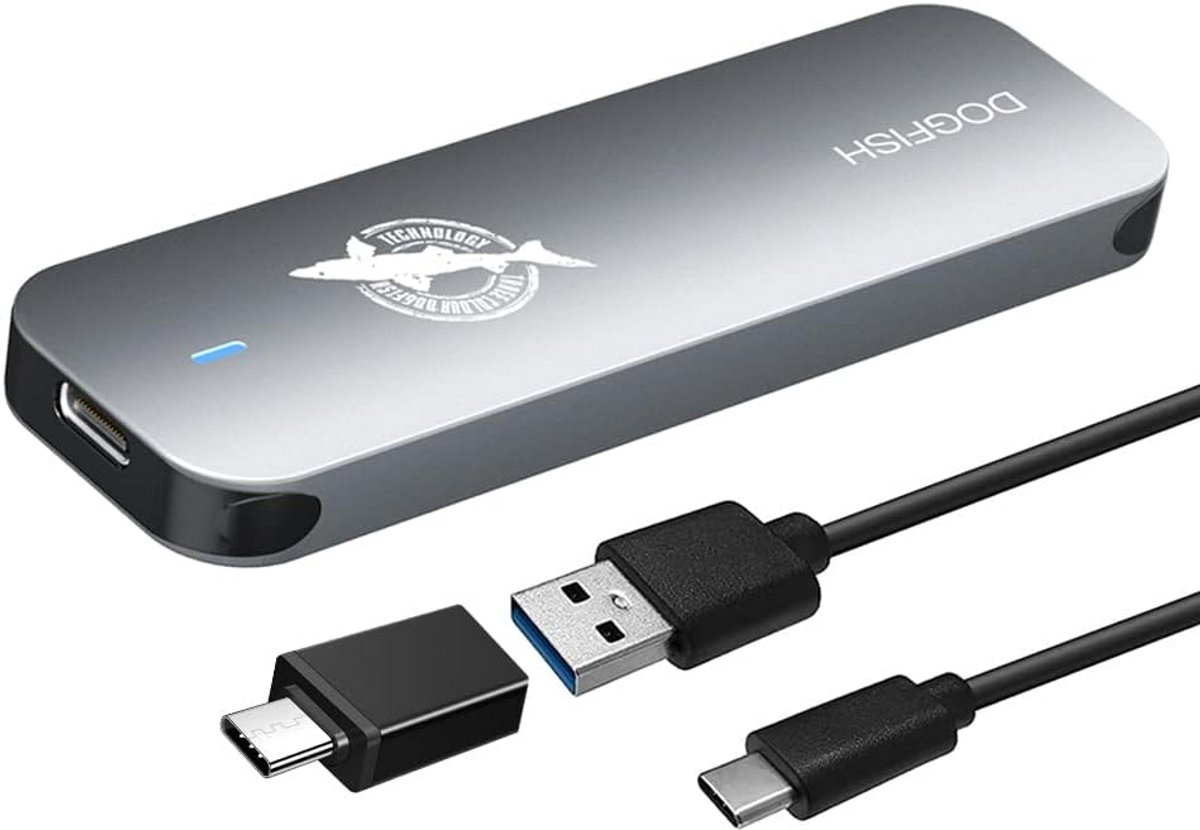 Draagbare Externe SSD 2TB USB-C Supersnel Metaal - Compatibel met Mac, Windows, Android