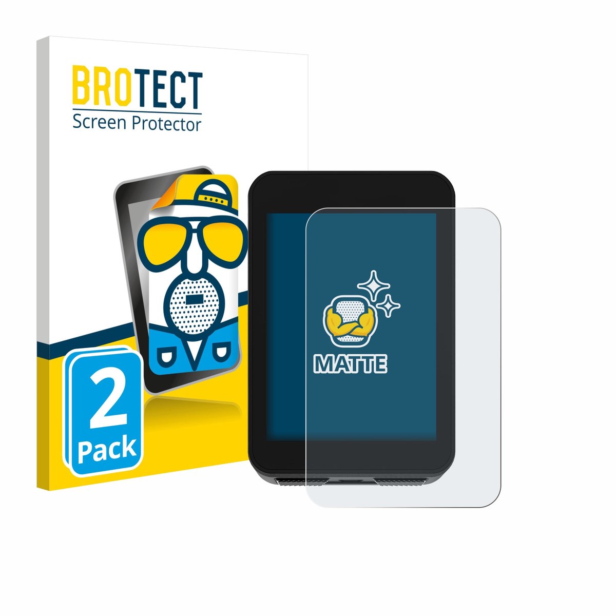BROTECT - Screenprotector voor Bikevee BKV310A 2.4" - Folie Beschermfolie matte 2 Stuks