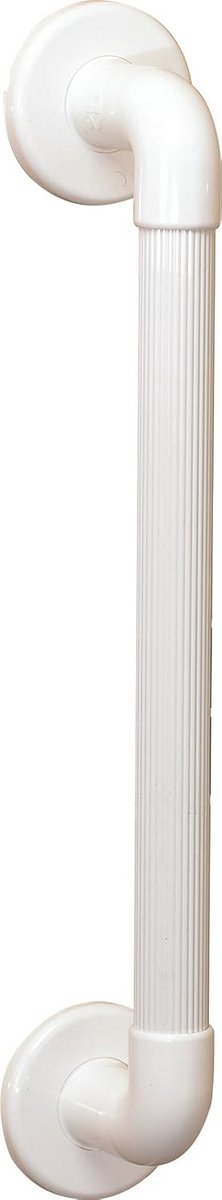 Geribbelde Kunststof Handgreep 450 mm Wit - Antislip voor Badkamer en Toilet