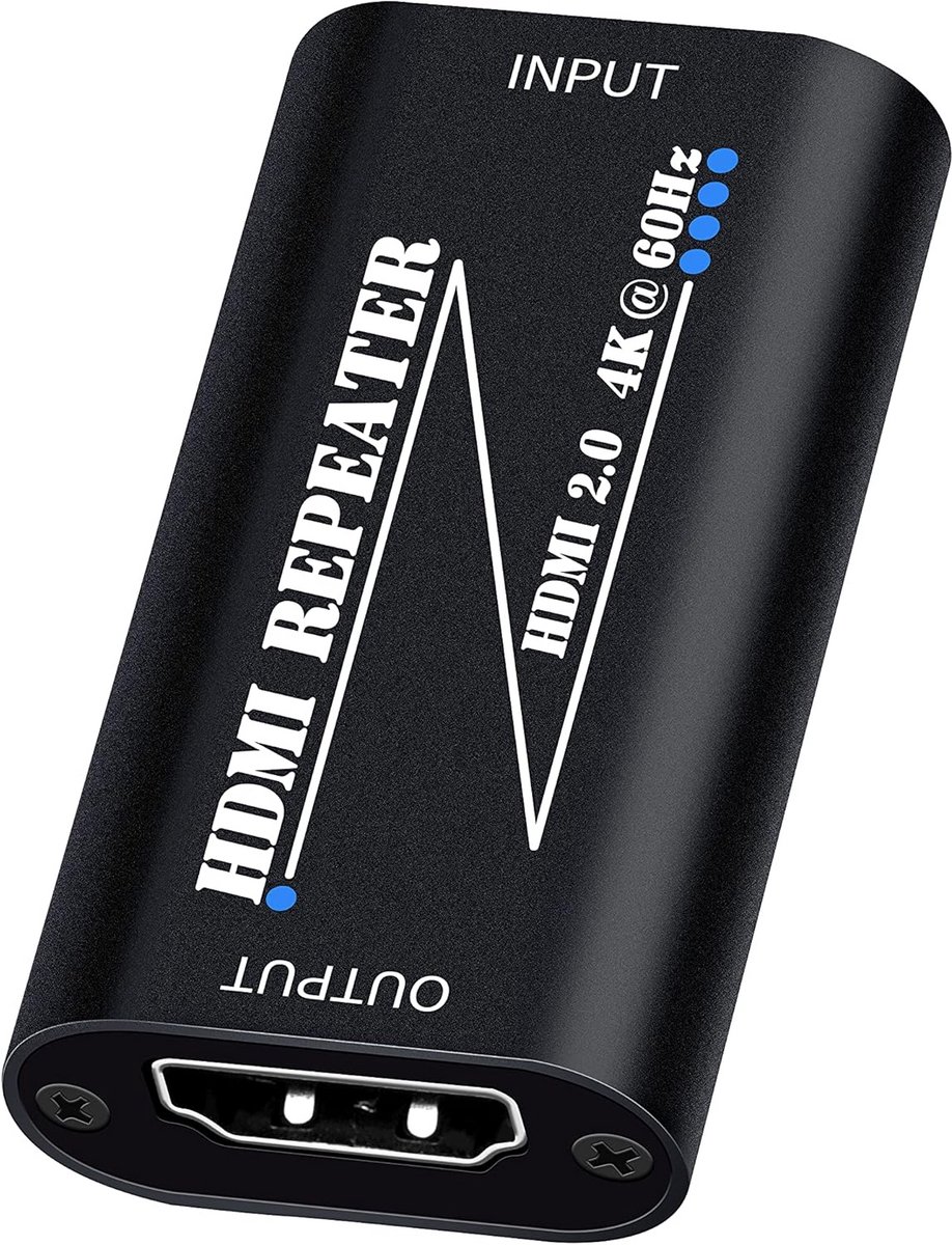 HDMI Signaalversterker Repeater - 4K@60Hz Extender Vrouwelijk naar Vrouwelijk